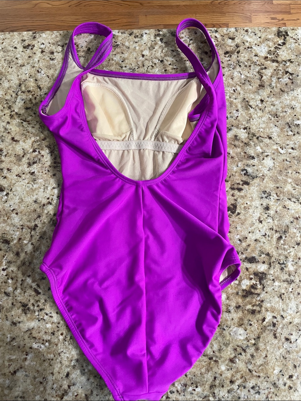 Speedo Bright Magenta Scoop-Back One-Piece Swimsuit - Picture 2 of 3